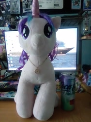 Size: 1200x1600 | Tagged: safe, derpibooru import, starlight glimmer, pony, unicorn, build-a-bear, coca-cola, horn, irl, k-wave, photo, plushie, pony plushie, same colour, singapore