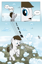 Size: 2024x3074 | Tagged: safe, artist:bruinsbrony216, derpibooru import, oc, pegasus, pony, comic:fallout equestria: grounded, fallout equestria, comic, duo