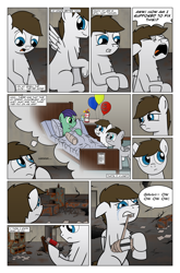 Size: 2024x3074 | Tagged: safe, artist:bruinsbrony216, derpibooru import, oc, oc only, pegasus, pony, comic:fallout equestria: grounded, fallout equestria, comic, crying, male, stallion, tears of pain