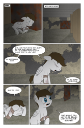 Size: 2024x3074 | Tagged: safe, artist:bruinsbrony216, derpibooru import, oc, oc only, pegasus, pony, comic:fallout equestria: grounded, fallout equestria, comic, crying, solo