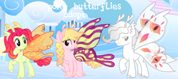 Size: 1280x572 | Tagged: safe, artist:vi45, derpibooru import, oc, oc only, flutter pony, pony, female, male, trio