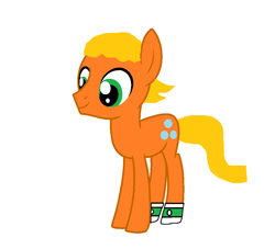 Size: 1056x957 | Tagged: safe, artist:memeartboi, derpibooru import, earth pony, pony, bubble, clothes, cute, darwin watterson, happy, male, ponified, puberty, simple background, smiling, socks, solo, species swap, teenager, the amazing world of gumball, white background, young stallion