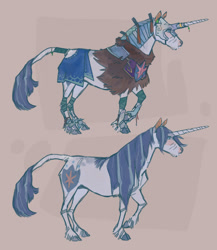 Size: 1280x1476 | Tagged: safe, artist:penrosa, derpibooru import, shining armor, pony, unicorn, g4, abstract background, armor, facial hair, horn, leonine tail, male, scar, solo, stallion, tail, unshorn fetlocks