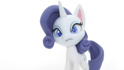 Size: 1920x1080 | Tagged: safe, derpibooru import, screencap, rarity, pony, unicorn, g4, g4.5, my little pony: stop motion short, annoyed, cute, horn, solo