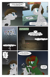 Size: 2024x3074 | Tagged: safe, artist:bruinsbrony216, derpibooru import, oc, oc only, oc:patchwork, pegasus, pony, unicorn, comic:fallout equestria: grounded, fallout equestria, comic, horn, male