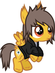Size: 674x888 | Tagged: safe, artist:lightningbolt, derpibooru exclusive, derpibooru import, pegasus, pony, g4, .svg available, alex gaskarth, all time low, butt fluff, cheek fluff, clothes, colt, ear fluff, ears, flying, foal, frown, hair over one eye, hoof fluff, long sleeves, male, ponified, shirt, show accurate, simple background, solo, species swap, spread wings, svg, tail, tail feathers, transparent background, undershirt, vector, wings