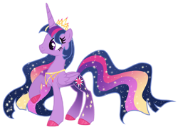 Size: 1280x916 | Tagged: safe, artist:monochrome-sunsets, derpibooru import, princess twilight 2.0, twilight sparkle, twilight sparkle (alicorn), alicorn, pony, concave belly, older, older twilight, older twilight sparkle (alicorn), simple background, slender, solo, thin, transparent background