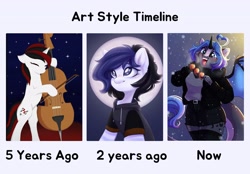 Size: 4096x2859 | Tagged: safe, artist:melodylibris, derpibooru import, oc, oc only, oc:blackjack, anthro, pony, unicorn, fallout equestria, fallout equestria: project horizons, cello, horn, kebab, musical instrument