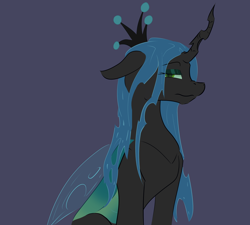 Size: 3000x2700 | Tagged: safe, alternate version, artist:ollie sketchess, derpibooru exclusive, derpibooru import, queen chrysalis, changeling, simple background