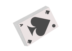 Size: 675x480 | Tagged: safe, artist:dropofthehatstudios, derpibooru import, oc, oc only, ace of spades, commission, cutie mark, deck of cards, no pony, playing card, simple background, solo, spade, transparent background