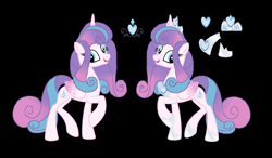 Size: 4397x2566 | Tagged: safe, artist:galaxynightsparkle, derpibooru import, princess flurry heart, alicorn, pony, g4, base used, black background, concave belly, crown, female, hoof shoes, jewelry, mare, older, older flurry heart, peytral, princess shoes, regalia, simple background, slender, solo, thin