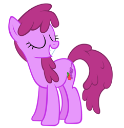 Size: 1600x1651 | Tagged: safe, artist:orschmann, derpibooru import, berry punch, berryshine, earth pony, pony, g4, eyes closed, female, mare, simple background, smiling, solo, solo female, transparent background, vector