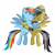 Size: 6800x6800 | Tagged: safe, artist:dolphinfox, derpibooru import, daring do, rainbow dash, pegasus, pony, daring don't, g4, .svg available, clothes, cute, daring dorable, dashabetes, duo, duo female, eyes closed, female, heartwarming, hug, pith helmet, shirt, simple background, transparent background, vector