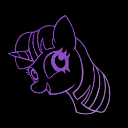 Size: 500x500 | Tagged: safe, artist:ponyhugger, derpibooru import, twilight sparkle, g4, black background, simple background, solo