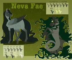 Size: 4096x3418 | Tagged: safe, artist:inisealga, derpibooru import, oc, oc only, oc:neva fae, kelpie, pony, seapony (g4), female, mare, reference sheet