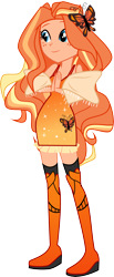 Size: 3464x8439 | Tagged: safe, artist:shootingstarsentry, derpibooru import, oc, oc only, oc:allegro marigold, equestria girls, g4, absurd resolution, clothes, female, magical lesbian spawn, offspring, parent:adagio dazzle, parent:gloriosa daisy, simple background, solo, transparent background