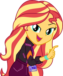 Size: 3000x3643 | Tagged: safe, artist:cloudy glow, derpibooru import, sunset shimmer, human, better together, equestria girls, g4, female, how to backstage, simple background, transparent background