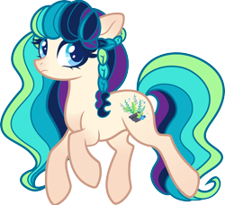 Size: 3676x3349 | Tagged: safe, artist:kojibiose, derpibooru import, oc, oc:blueberry charm, earth pony, pony, concave belly, female, mare, simple background, solo, transparent background