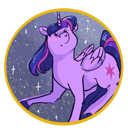 Size: 2048x2048 | Tagged: safe, artist:flurryheart04, derpibooru import, twilight sparkle, twilight sparkle (alicorn), alicorn, pony, g4, beady eyes, cute, female, looking up, mare, simple background, solo, space, transparent background, twiabetes