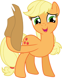 Size: 3000x3769 | Tagged: safe, artist:cloudy glow, derpibooru import, applejack, earth pony, pony, g4, the crystal empire, applejack's hat, clothes, cowboy hat, female, hat, mare, simple background, solo, transparent background