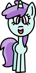 Size: 331x663 | Tagged: safe, artist:kookycookiemonster66, derpibooru import, liza doolots, petunia, tootsie flute, pony, unicorn, g4, background pony, cute, female, filly, foal, happy, horn, open mouth, open smile, simple background, smiling, solo, tootsie cute, transparent background