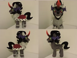 Size: 1597x1199 | Tagged: safe, artist:little-broy-peep, derpibooru import, king sombra, pony, irl, photo, plushie, solo