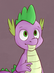 Size: 520x700 | Tagged: safe, artist:bunnyshrubby, derpibooru import, spike, dragon, equestria at war mod, bust, portrait, solo