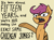 Size: 2048x1533 | Tagged: safe, artist:ewoudcponies, derpibooru import, scootaloo, pegasus, pony, g4, female, filly, foal, folded wings, meme, open mouth, scootachicken, scootaloo is not amused, simple background, solo, teeth, unamused, wings, yellow background
