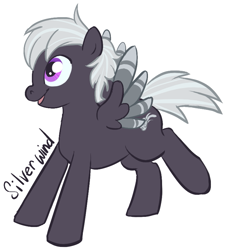 Size: 733x815 | Tagged: safe, artist:clovercoin, derpibooru import, oc, oc only, pegasus, pony, colored wings, male, pegasus oc, simple background, solo, two toned wings, white background, wings