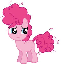 Size: 3000x3151 | Tagged: safe, artist:cloudy glow, derpibooru import, pinkie pie, earth pony, pony, g4, the cutie mark chronicles, cute, female, filly, filly pinkie pie, foal, sad, sadorable, simple background, solo, transparent background, vector, younger