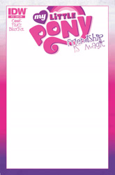 Size: 1547x2348 | Tagged: safe, derpibooru import, idw, comic cover, cover, cover art, my little pony logo, no pony