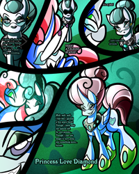 Size: 2400x3000 | Tagged: safe, artist:keytee-chan, derpibooru import, cloudy quartz, cookie crumbles, pear butter, posey shy, princess cadance, twilight velvet, windy whistles, oc, oc:princess love diamond, oc:princess lovely breeze, alicorn, earth pony, pony, comic:great big fusion 4: mother of all, anime, comic, ear piercing, earring, eyes closed, eyeshadow, frown, fusion, fusion:cookie crumbles, fusion:pear butter, fusion:posey shy, fusion:princess cadance, fusion:twilight velvet, fusion:windy whistles, glasses, grin, jewelry, joke, lidded eyes, makeup, piercing, pouting, pouty lips, smiling, startled, surprised, transformation