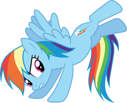 Size: 3702x3000 | Tagged: safe, alternate version, artist:cloudy glow, derpibooru import, rainbow dash, pegasus, g4, keep calm and flutter on, .ai available, female, kicking, simple background, transparent background, vector