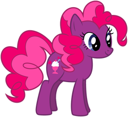 Size: 2720x2480 | Tagged: safe, artist:lizzmcclin, derpibooru import, fizzypop, earth pony, pony, g4, female, mare, not pinkie pie, not tempest shadow, simple background, solo, transparent background