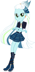 Size: 4099x8465 | Tagged: safe, artist:shootingstarsentry, derpibooru import, oc, oc:violet surge, equestria girls, g4, absurd resolution, boots, clothes, high heel boots, jacket, shirt, shoes, simple background, skirt, solo, transparent background, vector