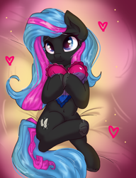 Size: 2000x2600 | Tagged: safe, artist:kristina, derpibooru import, oc, oc only, oc:obabscribbler, earth pony, pony, bisexual pride flag, commission, cute, heart, pride, pride flag, ych result