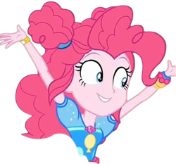 Size: 2702x2520 | Tagged: safe, derpibooru import, edit, edited screencap, editor:homersimpson1983, screencap, pinkie pie, human, equestria girls, g4, background removed, female, music festival outfit, not a vector, solo