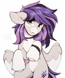 Size: 1213x1450 | Tagged: safe, artist:argigen, derpibooru import, oc, oc only, pegasus, pony, chest fluff, cute, cutie mark, doodle, ear fluff, ears, fluffy, sketch, solo