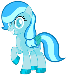 Size: 638x712 | Tagged: safe, artist:ncolque, derpibooru import, oc, oc:ice crystal, pegasus, pony, meme, shiny hooves, simple background, smiling, special eyes, transparent background, vector