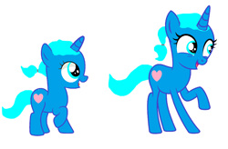 Size: 2152x1416 | Tagged: safe, artist:memeartboi, derpibooru import, pony, unicorn, beautiful, beautiful hair, cute, cute face, female, female oc, filly, foal, happy, heart, horn, mare, mare oc, mother, nicole watterson, parent, ponified, simple background, species swap, teenager, the amazing world of gumball, white background, younger