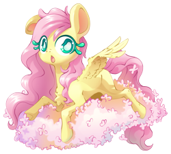Size: 2727x2457 | Tagged: safe, alternate version, artist:cutepencilcase, derpibooru import, fluttershy, pegasus, pony, g4, the cutie mark chronicles, female, filly, filly fluttershy, foal, simple background, solo, transparent background, younger