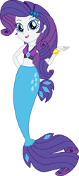 Size: 1056x2349 | Tagged: safe, artist:rebelprincess59, derpibooru import, rarity, mermaid, equestria girls, g4, female, mermaidized, simple background, solo, species swap, white background