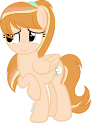 Size: 2111x2840 | Tagged: safe, artist:silverswirls15, derpibooru import, oc, oc:hazel cloud, pegasus, pony, female, mare, simple background, solo, transparent background