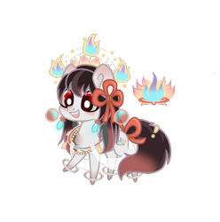 Size: 2361x2376 | Tagged: safe, artist:weixin635, derpibooru import, oc, oc only, pony, chibi, simple background, solo, transparent background