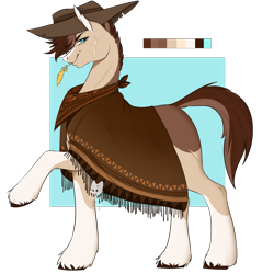 Size: 3000x3000 | Tagged: safe, artist:rainland, derpibooru import, oc, oc only, earth pony, pony, bandit, clothes, hat, male, raised hoof, raised leg, side view, solo, stallion, straw in mouth, western