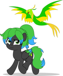 Size: 4111x5000 | Tagged: safe, artist:jhayarr23, derpibooru import, oc, oc only, oc:solar aura, balefire phoenix, original species, pegasus, phoenix, pony, fallout equestria, bangs, braid, commission, commissioner:solar aura, female, male, male balefire phoenix, male phoenix, mare, pegasus oc, ponytail, simple background, transparent background, wings