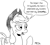 Size: 751x675 | Tagged: safe, artist:pony-berserker edits, derpibooru import, edit, editor:modus_ponens, applejack, black and white, complaining, cynicism, fed up, grayscale, internal screaming, irritated, monochrome, reaction image, simple background, sketch, solo, suffering, tired, unamused, white background