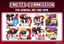 Size: 3000x2044 | Tagged: safe, artist:madelinne, derpibooru import, oc, oc only, oc:red rocket, oc:skyé, bat pony, equestria at war mod, cap, clothes, crying, emoji, emotes, female, glasses, hat, hug, mare, playing card, solar empire, uniform, uno, uno reverse card