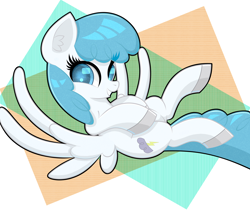 Size: 2500x2100 | Tagged: safe, artist:scandianon, derpibooru import, lightning bolt, white lightning, pegasus, pony, g4, belly, female, flying, happy, looking at you, mare, smiling, spread wings, wings