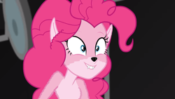 Size: 1280x720 | Tagged: safe, artist:tylerajohnson352, derpibooru import, edit, edited screencap, screencap, pinkie pie, werewolf, equestria girls, g4, cute, fangs, female, fur, halloween, holiday, monster, muzzle, pointed ears, sharp teeth, solo, teeth, transformation, wolf ears, wolf nose